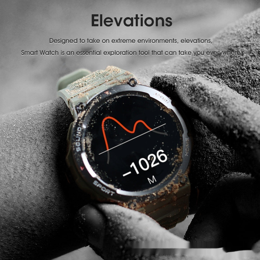 Smart Watch Bluetooth Calling Trois-proof Outdoor Sport Step Computing Waterproof Sommeil Sma