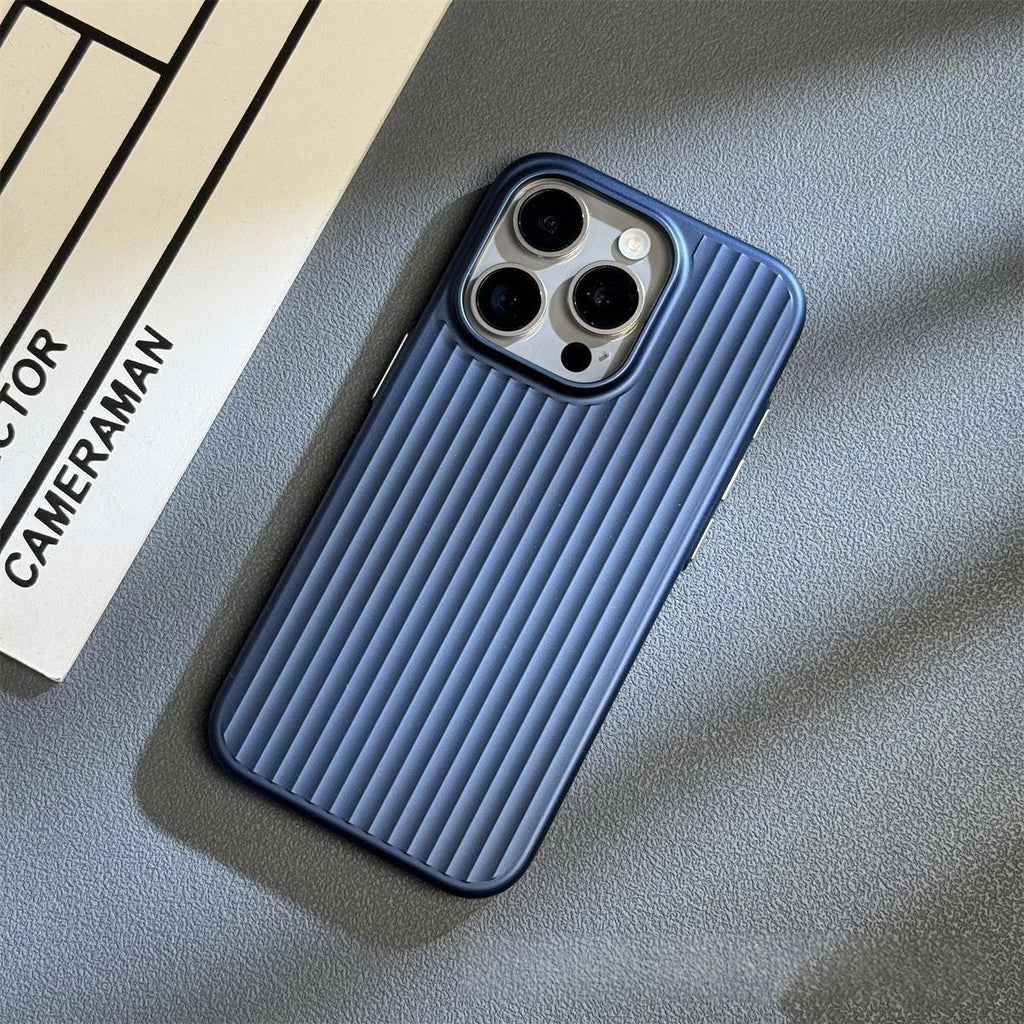 Cas corrugé de téléphonie mobile électronique Matte