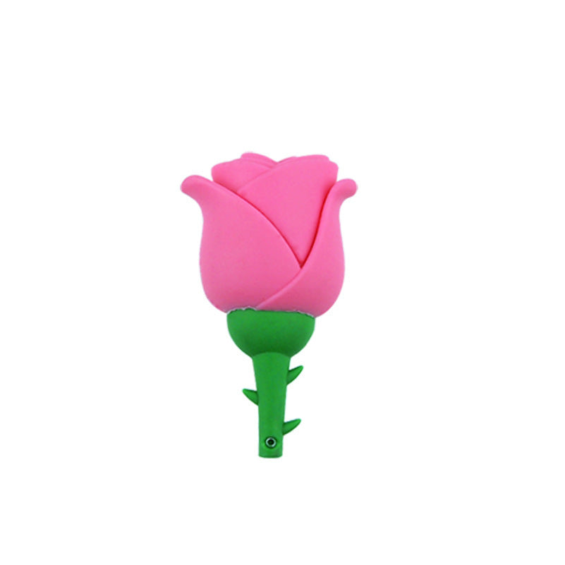 Mode personnalité créative mignon dessin animé rose forme clé USB