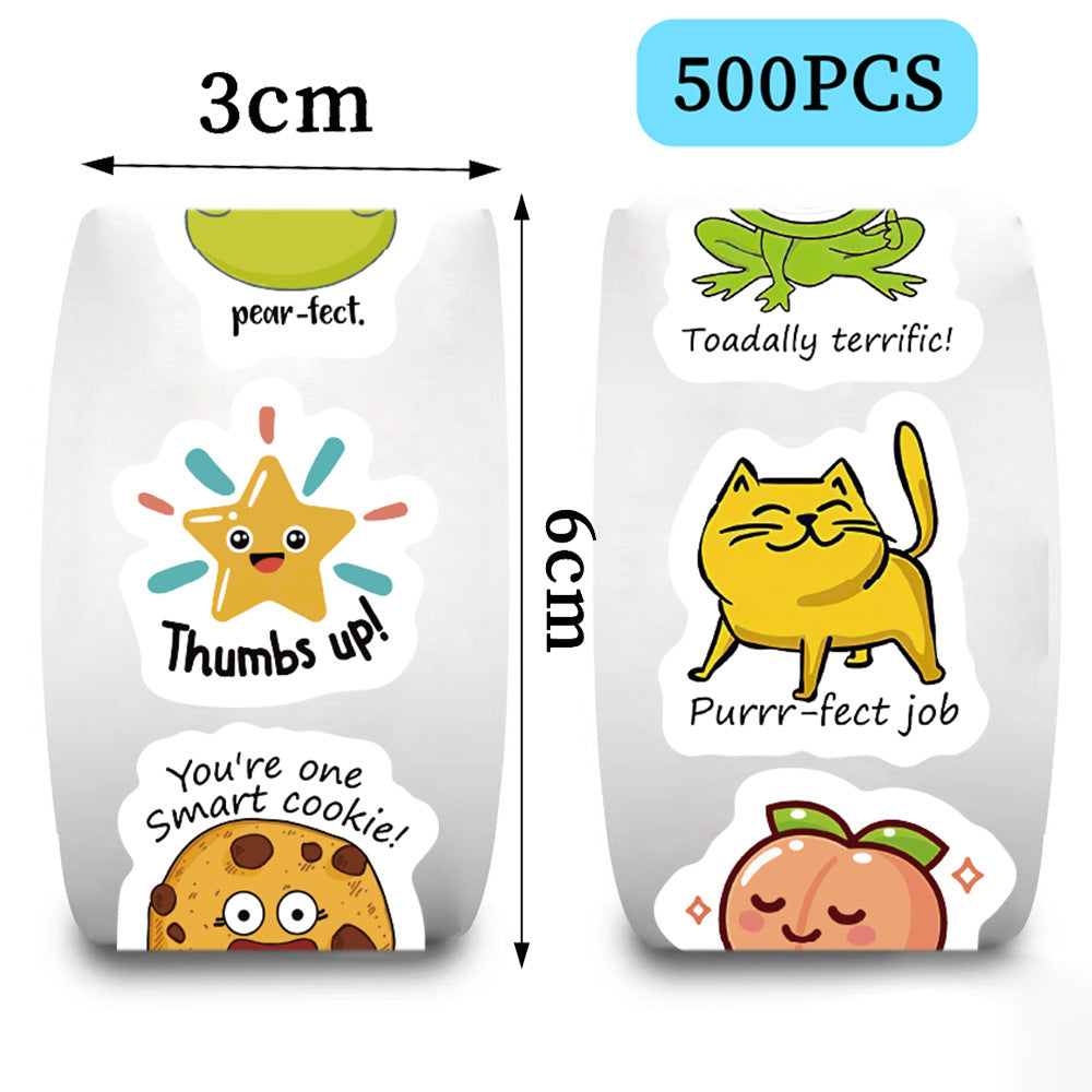 Stickers Jouet pour Enfants Bricolage Série Récompense