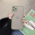 Cas de téléphone portable contrastante couleur givrée pour empêcher la chute