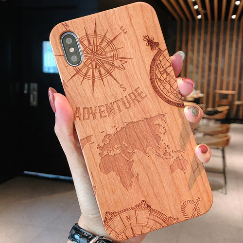 Boîtier de téléphone mobile en bois