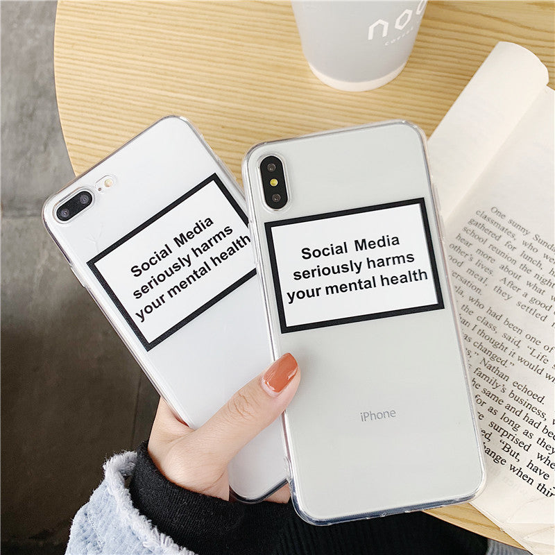 Étui de téléphone pour l'étiquette de vent de givre