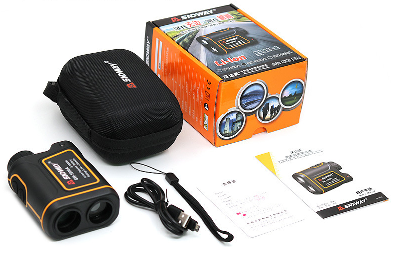 Téléscope Range Finder 600 Meters 1000 Meters1500 Meters Handheld Outdoor Range Finder