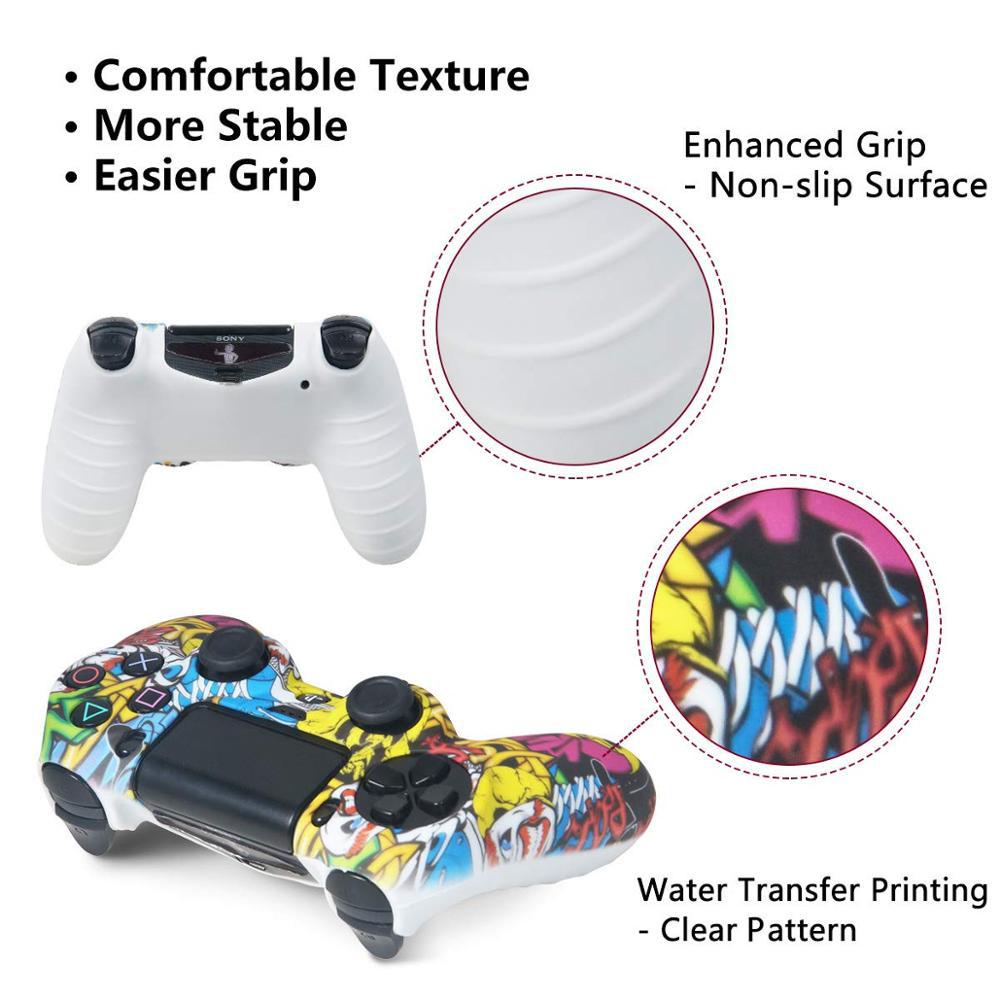 Ps4 gamepad manchon protecteur slim pro silicone manchon