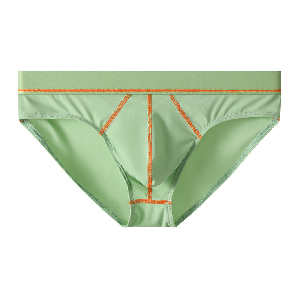 Slips pour hommes Confortable Silk glacé Low-rise Sexy