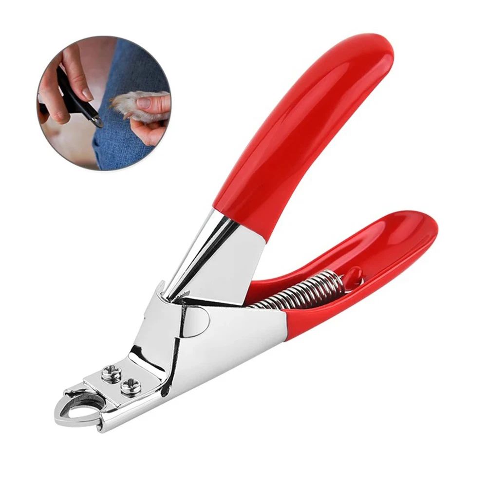 Cutter d'ongle de chien Type U Word False Conseils Professionnels Clippers de ongles Cutters droit Edge Ma