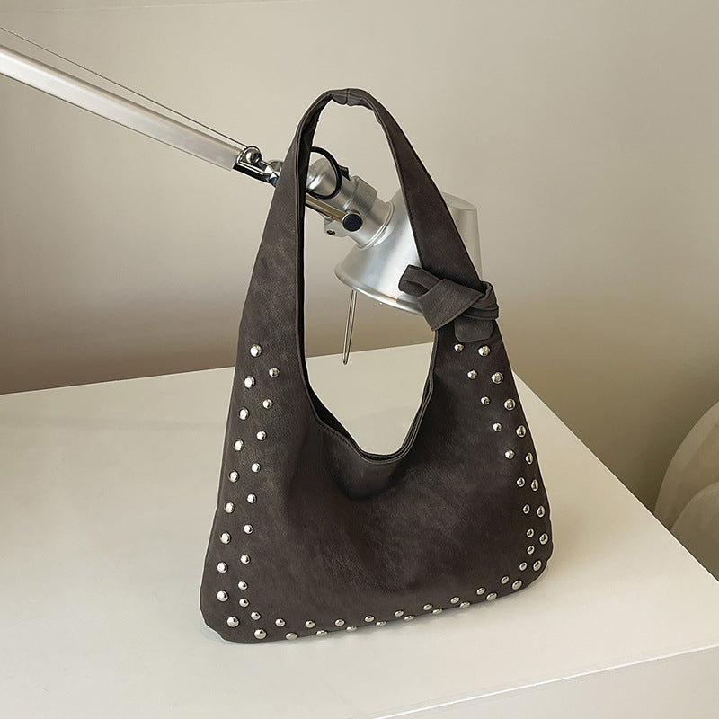 Sac à bandoulière vintage de grande capacité à la mode