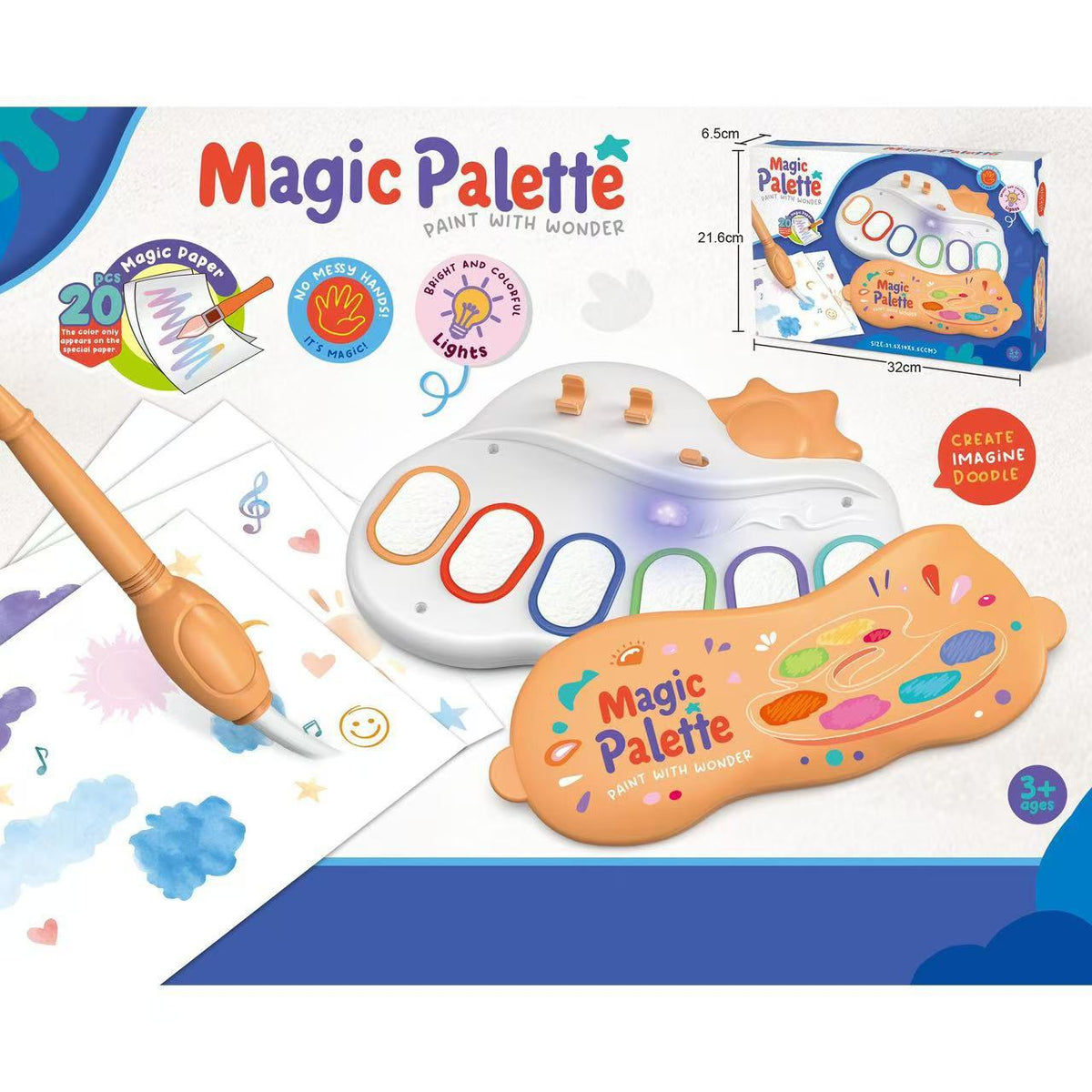 Tableau de dessin éducatif coloré et lumineux avec sons pour l'apprentissage précoce