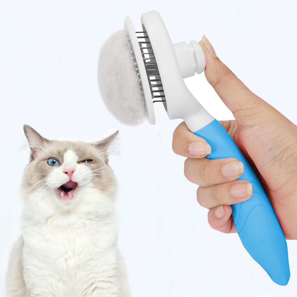 Brosse auto-nettoyante - Brosse pour chat Outil de massage pour le brossage de la peau F