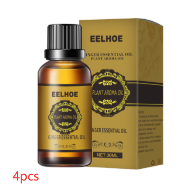 Huile essentielle de gingembre Huile végétale 10ml Humidificateur de massage corporel