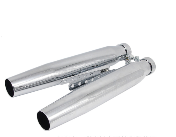 Vieille pipe d'échappement Prince Moto Climber
