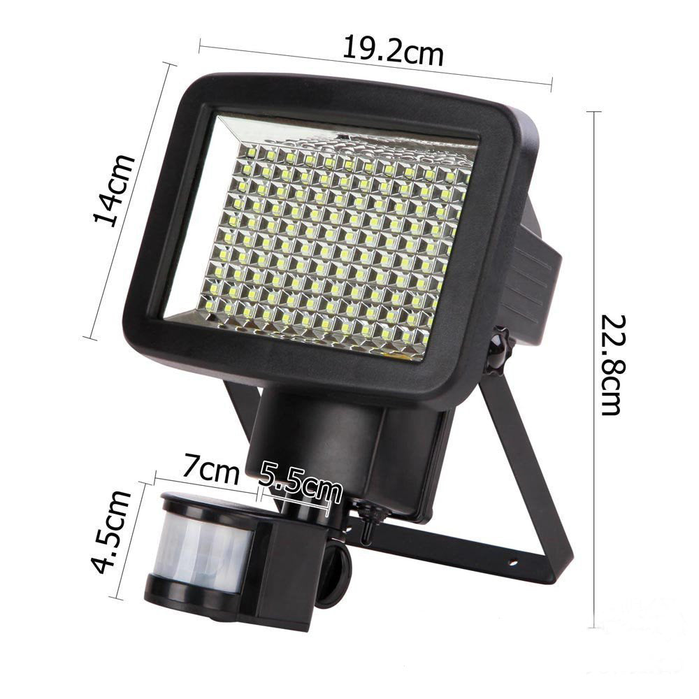 Lampe solaire à détecteur de corps infrarouge