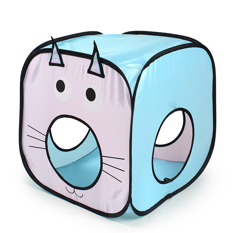 Tunnel de chat de tente pliable pour animaux de compagnie