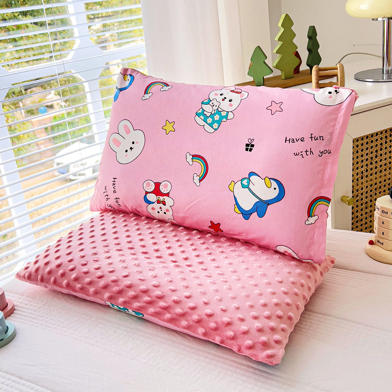 Caricature Doudou Fleece Oreiller Tout-Cotton