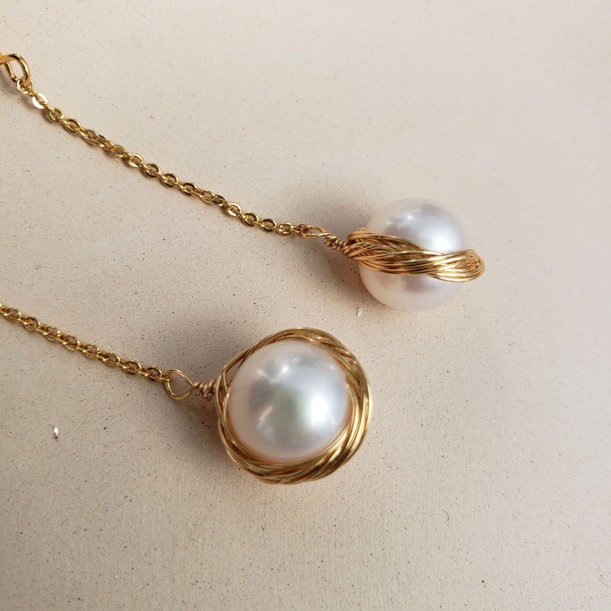 Boucles d'oreilles Perles longues pour femmes