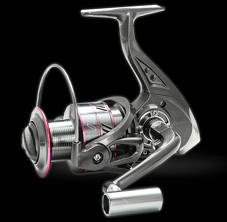 Bobine de pêche en métal