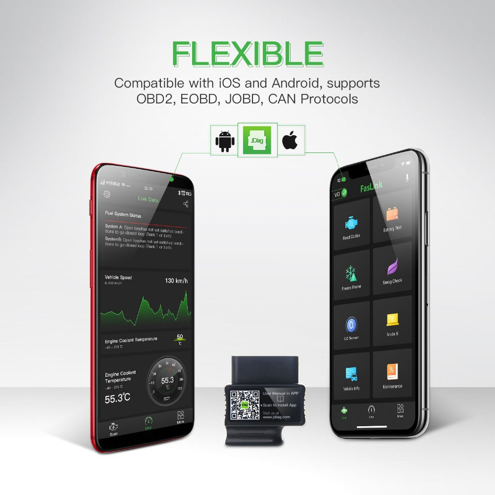 Lecteur de code OBDII scanner de diagnostic automobile