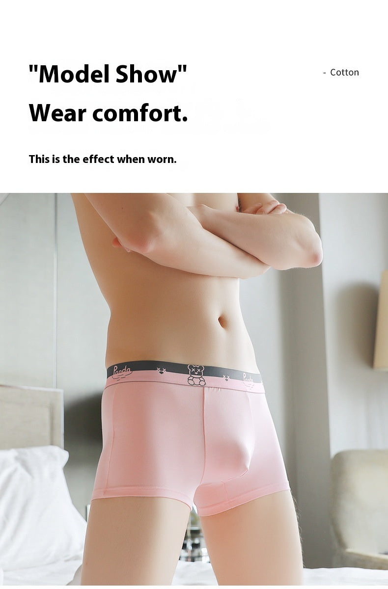 Short en boxer homme imprimé Teddy Bear respirant