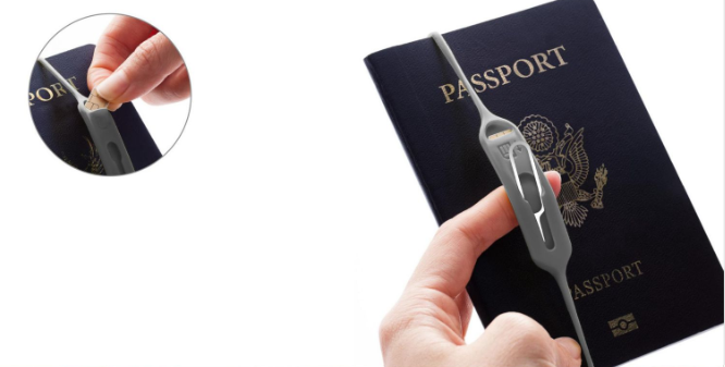 Slot de carte en silicone anti-perte portable