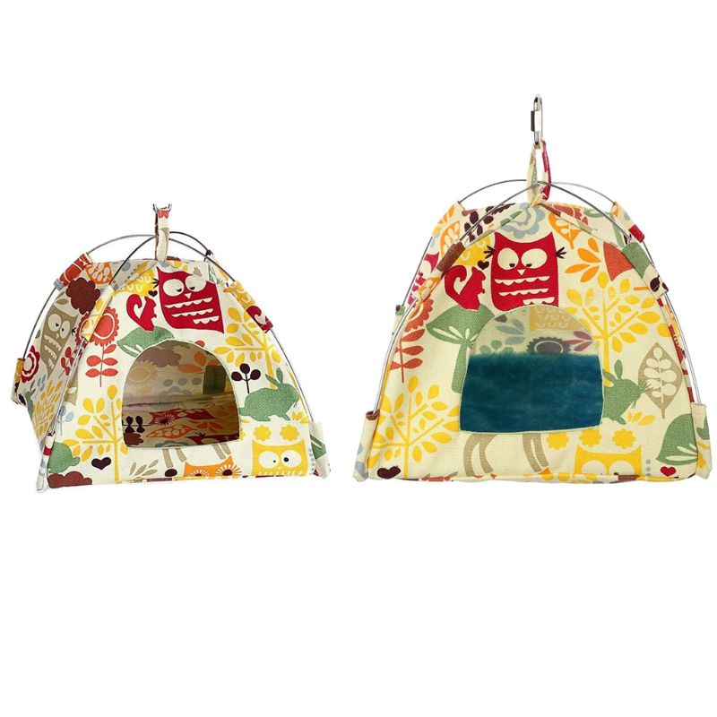 Toile suspendue Tente de perroquet Cage Pet Universal Bird Tente Hammock Petit nid d'animaux