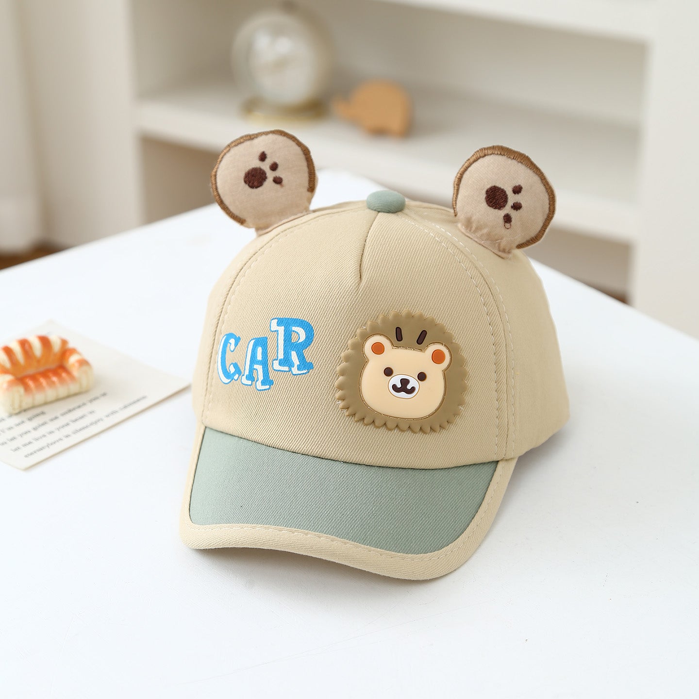Été Garçons et filles multicolores Lion Tête Mode et mignon Casquette de baseball