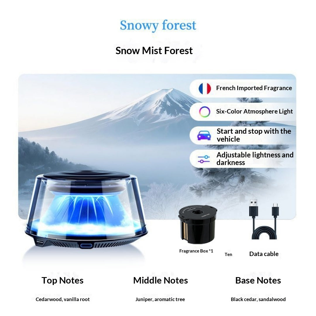 Vaporisateur automatique d'aromathérapie sur voiture de montagne
