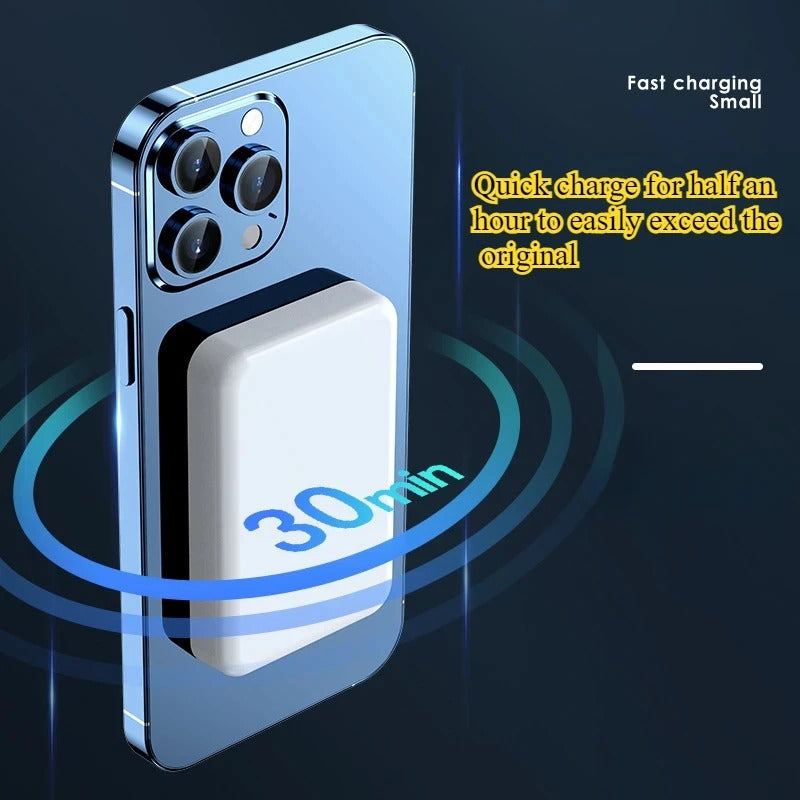 20W Power Bank magnétique 10O00mAh Portable sans fil charge rapide PowerBank pour Magsafe