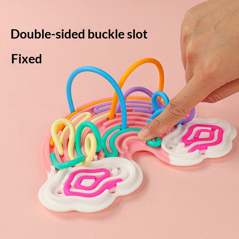 Silicone Space Cube Compression Board Educational Toy