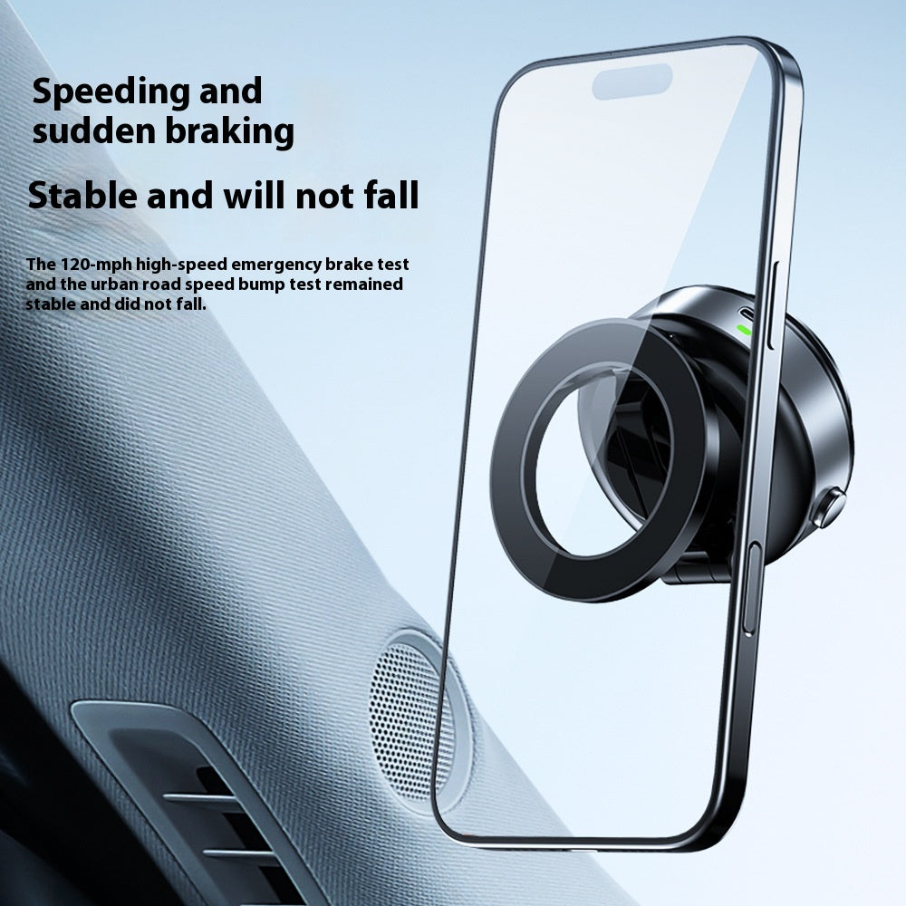 Électrique Magnetic Portable Car pliant Suction Cup Support de téléphone mobile