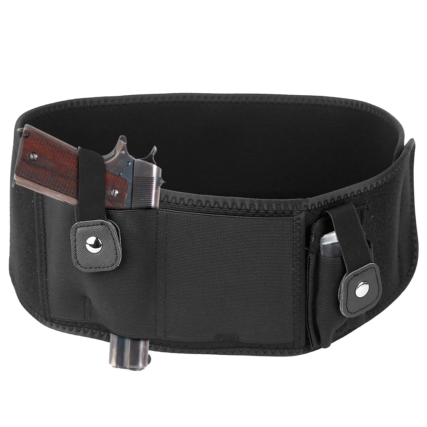 1Pc Belly Band Holster Ajustable Waist Carry Pistolet tactique Pouch Respirant Néoprène