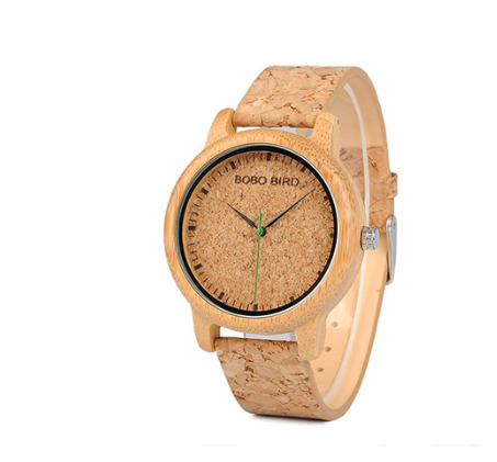 Montres en bambou et en bois