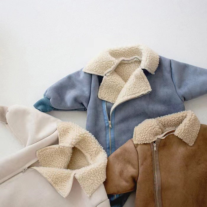 Bébé une pièce en polaire Romper épaissé Onesie