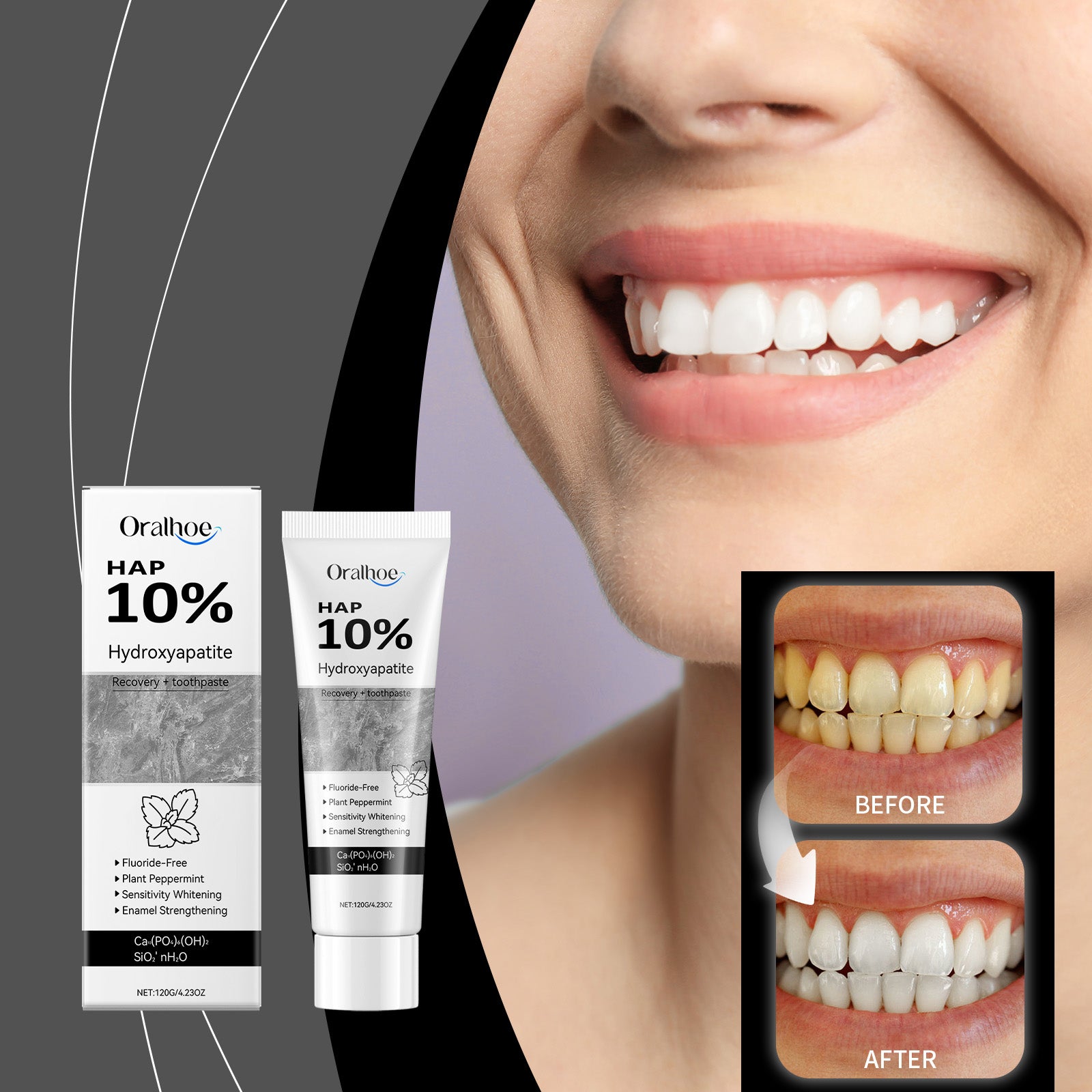 Blanchiment et restauration des dents Dentifrice 120g-box