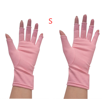 Soins de santé respirants Gants à moitié doigts