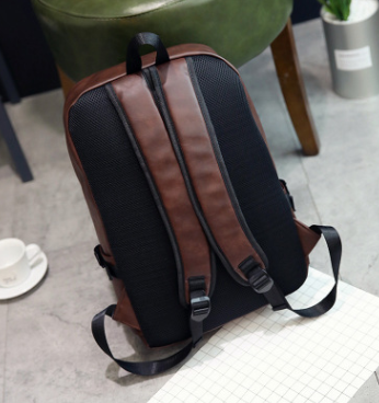 Sac à bandoulière homme PU sac à bandoulière sac étudiant ordinateur hommes sac marée