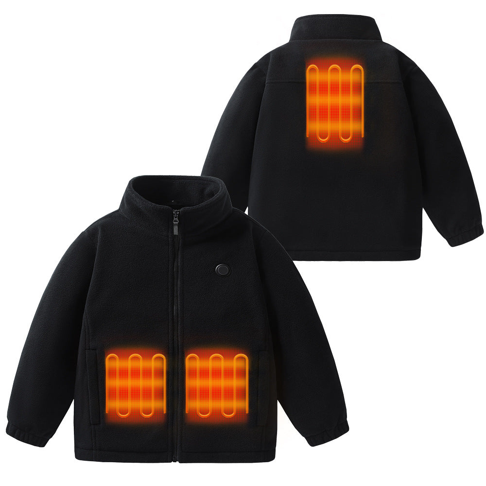 Veste de chauffage pour enfants Chauffage polaire