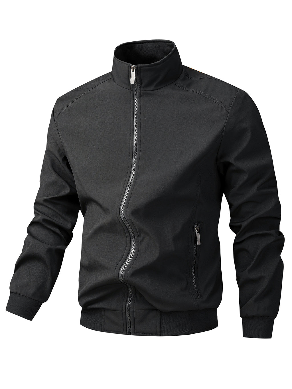 Homme Casual Sporty Loose-fitting Stand-collar Veste respirante
