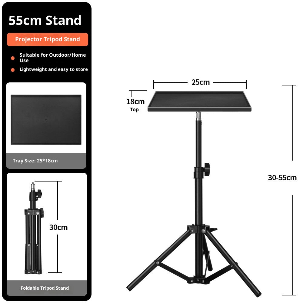 T01 Projector Tripod Tray Lift Telescopic Floor Stage