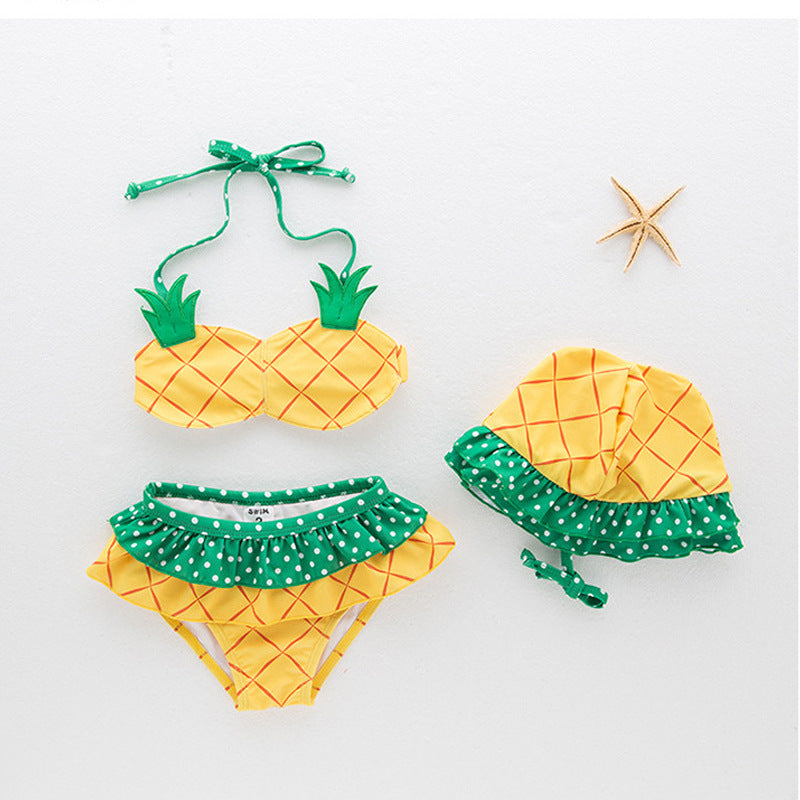 Maillot de bain pour enfants fraises