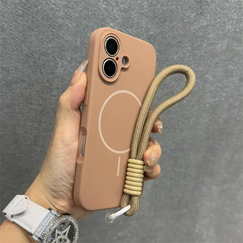 Boîtier de téléphone à aspiration magnétique en silicone