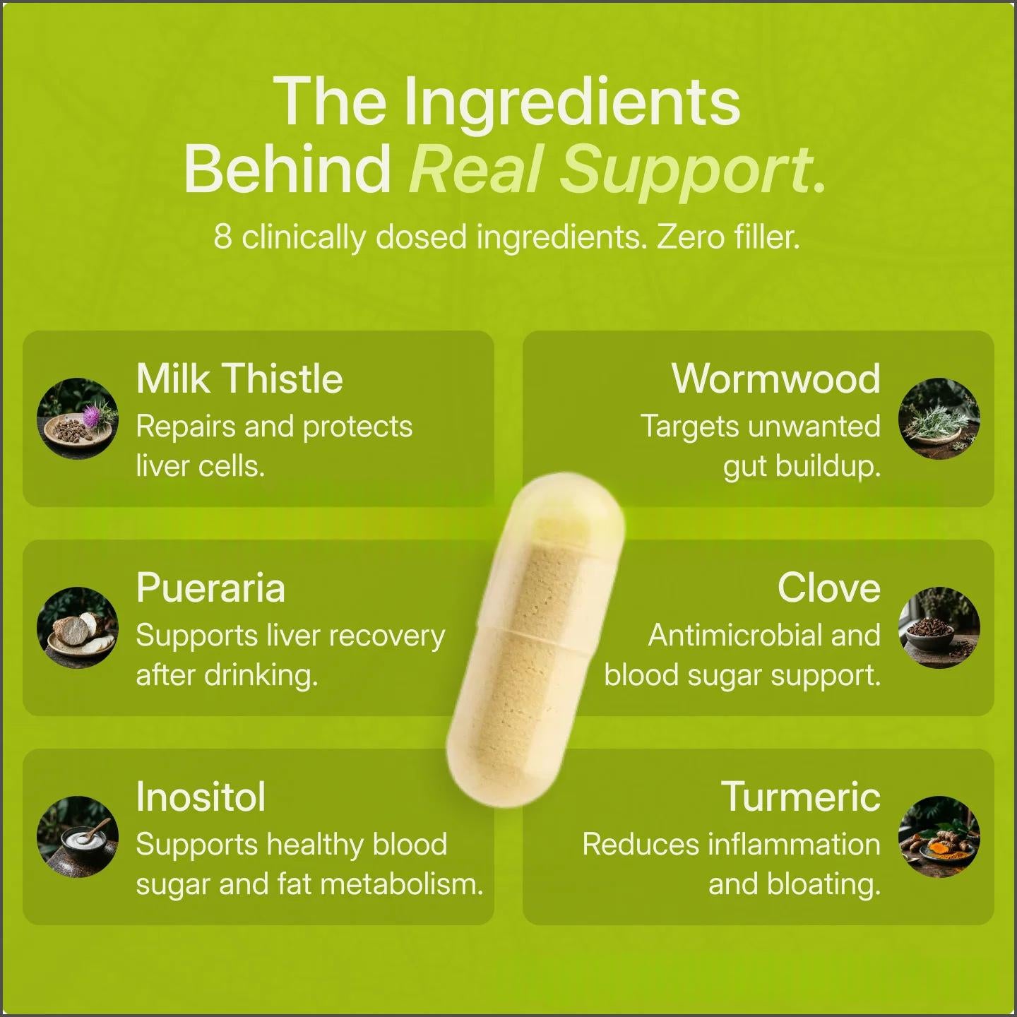 Capsules de chardon de lait avec extrait de Waterwort
