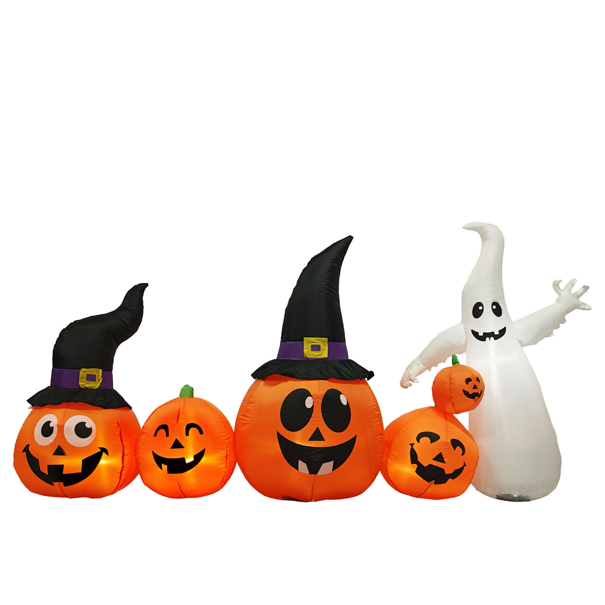 8FT Long Halloween gonflables citrouilles Ghost décorations extérieures