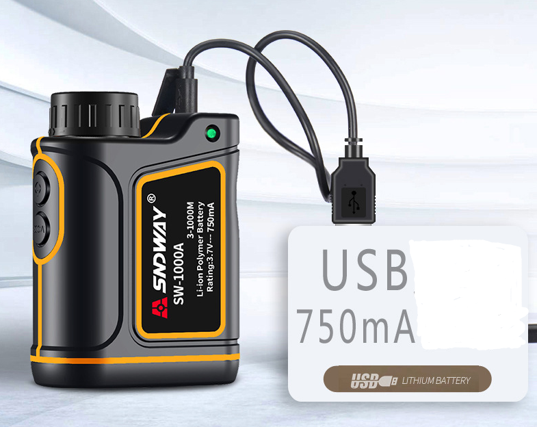 Téléscope Range Finder 600 Meters 1000 Meters1500 Meters Handheld Outdoor Range Finder
