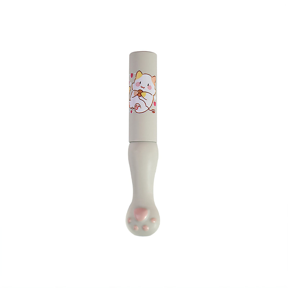 Couvercle Équipé Pas de résidu Round Tip Cute Cat Paw Silicone Lip Brush
