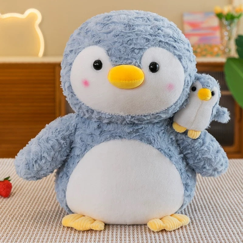 Mère et enfant Penguin peluche jouet filles tissu doux poupée