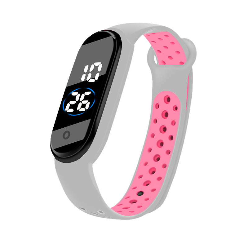 Waterproof Student bracelet de sport bicolore