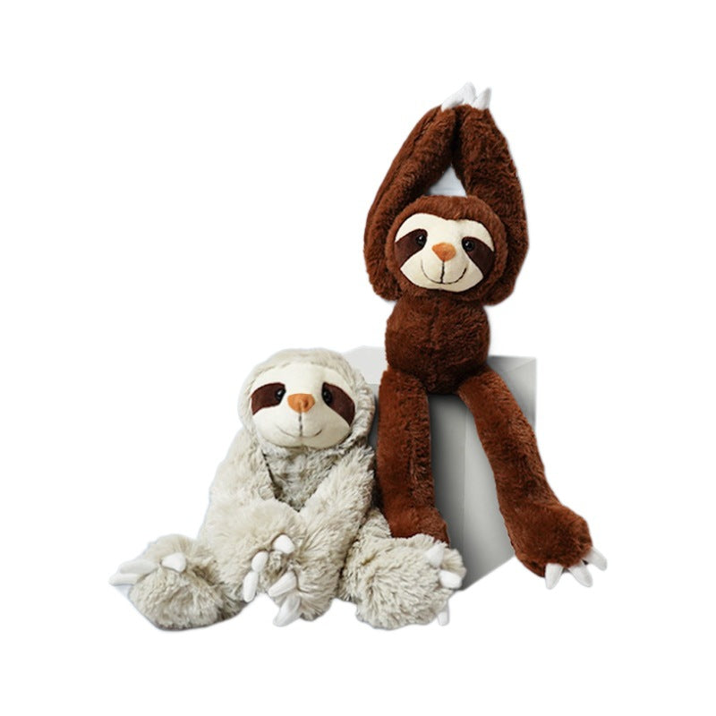 Jouet de poupée en peluche de sloth animal mignon Bradypod Plushie Poupée douce farcie pour cadeaux de Noël