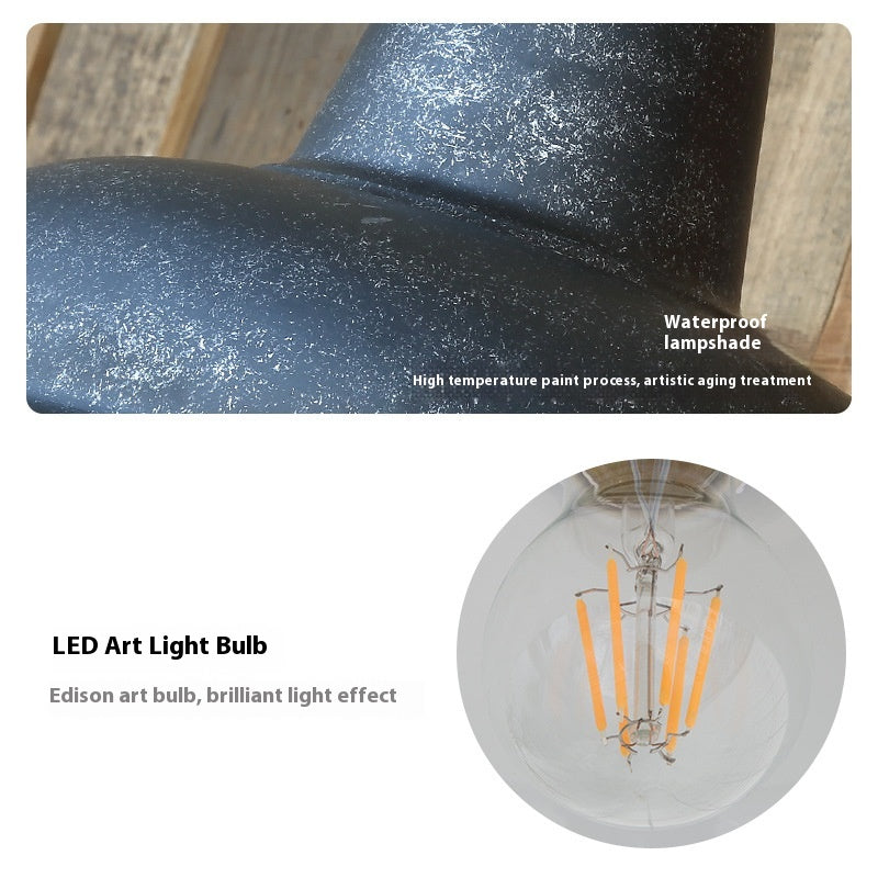 Lampe murale extérieure rétro LED