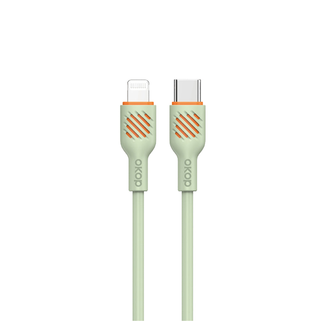 KP-317 Câble de données à charge rapide 65W Câble de recharge de téléphone portable épais compatible avec